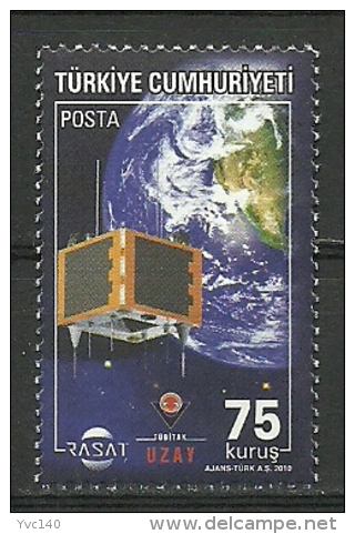 Turkey; 2010 Rasat, Satellite - Unused Stamps