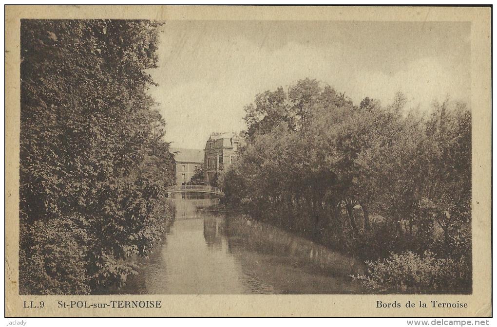 St. - Pol - Sur - Ternoise -- Bords  De  La  Ternoise.  (2 Scans) - Saint Pol Sur Ternoise