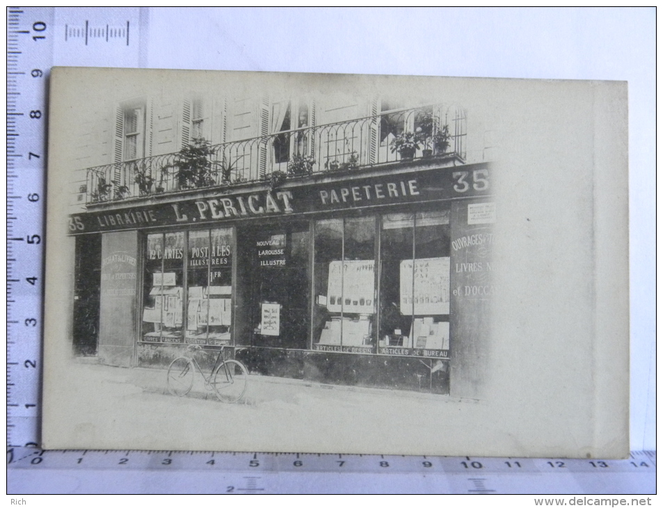 Calendrier De Poche, Format Carte Postale, 1902, TOURS 37 - Rue De La Scellerie - Librairie Papeterie L. PERICAT - Tamaño Pequeño : 1901-20