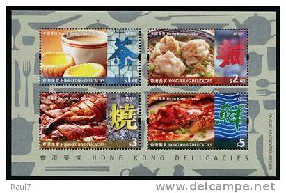 Hong Kong 2012 - Cuisine, Délices De Hong Kong  - BF Neufs // Mnh - Unused Stamps