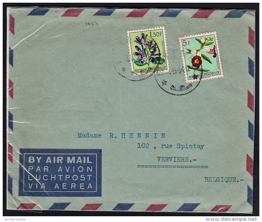 C0192 Belgian CONGO Belge 1954, Cover Bolende To Belgium - Briefe U. Dokumente