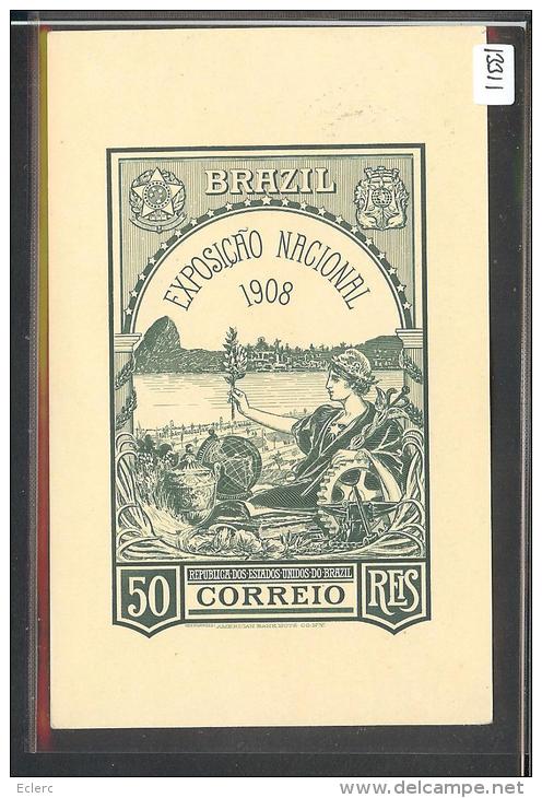 BRAZIL - EXPOSICAO NACIONAL 1908 - ENTIER POSTAL - TB - Sonstige