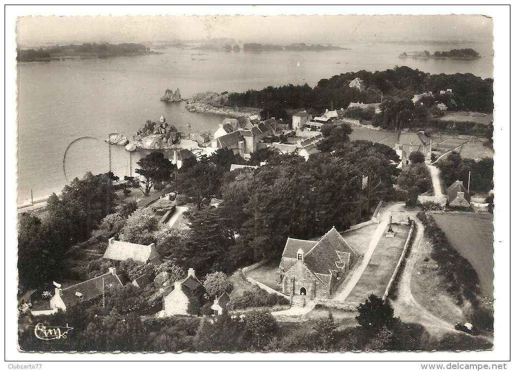 Penvénan (22) : Vue Aérienne Générale Du Quartier De La Chapelle De Port-Blanc En 1958 GF PHOTO VERITABLE. - Penvénan