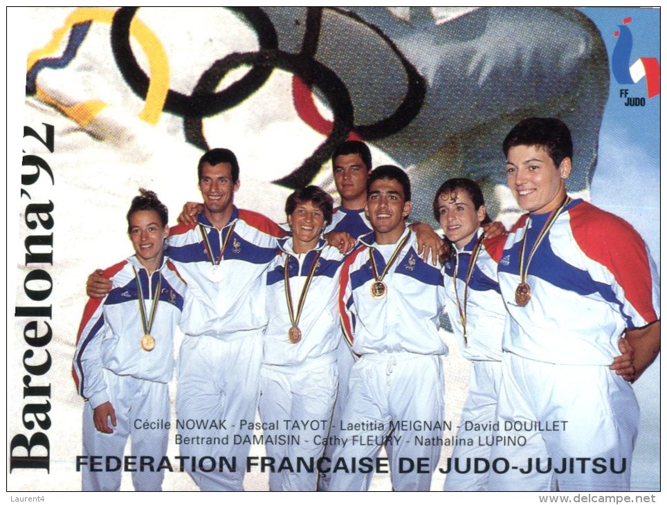 (111) Barcelona Olympic Games France Judo Team - Artes Marciales