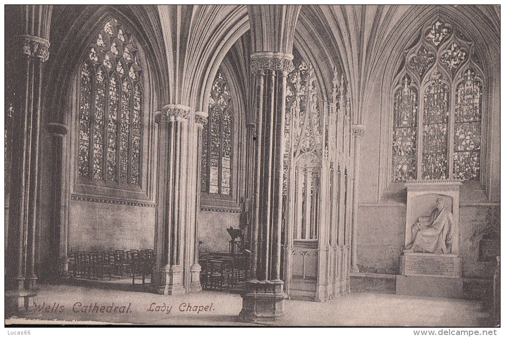 C1920 WELLS CATHEDRAL - THE LADY CHAPEL - Wells