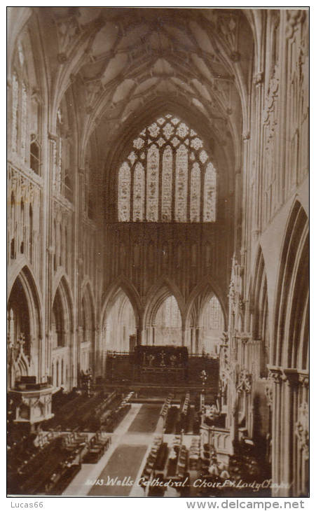 C1920 WELLS CATHEDRAL - CHOIR - LADY CHAPEL - Wells