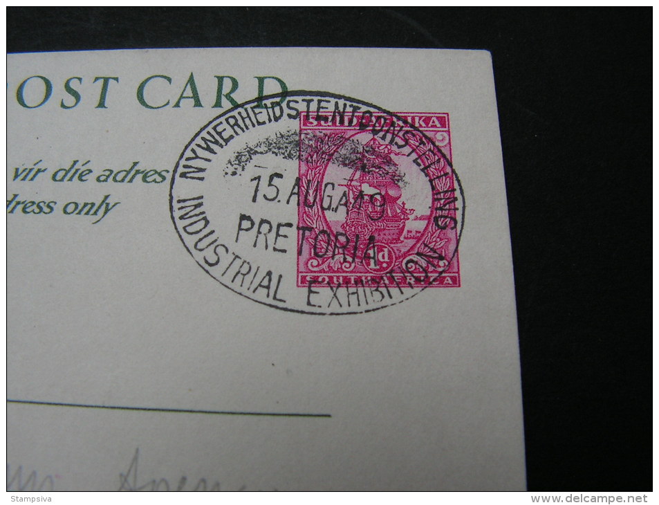 == Soth Africa, Karte Card Exhibition Cancel  1919 - Lettres & Documents