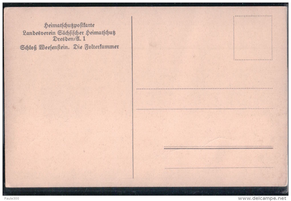 Weesenstein - Schloss Weesenstein - Die Folterkammer - Weesenstein A. D. Müglitz