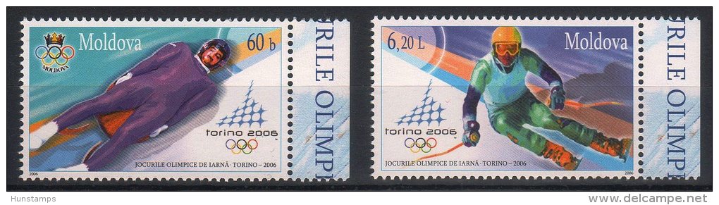 Moldova 2006. Winter Olimpic Games, Torino Set MNH (**) Michel: 536-537 / 5.50 EUR - Winter 2006: Torino