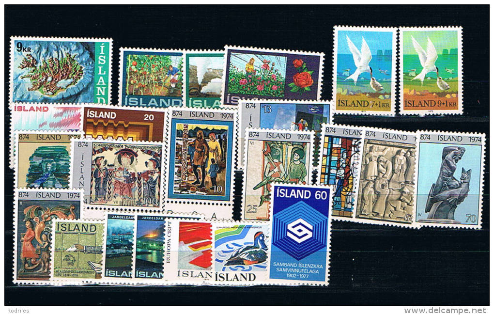 Islandia. 98 Sellos O Series Nuevas. Valor De Catalogo 511.55 Euros - Used Stamps