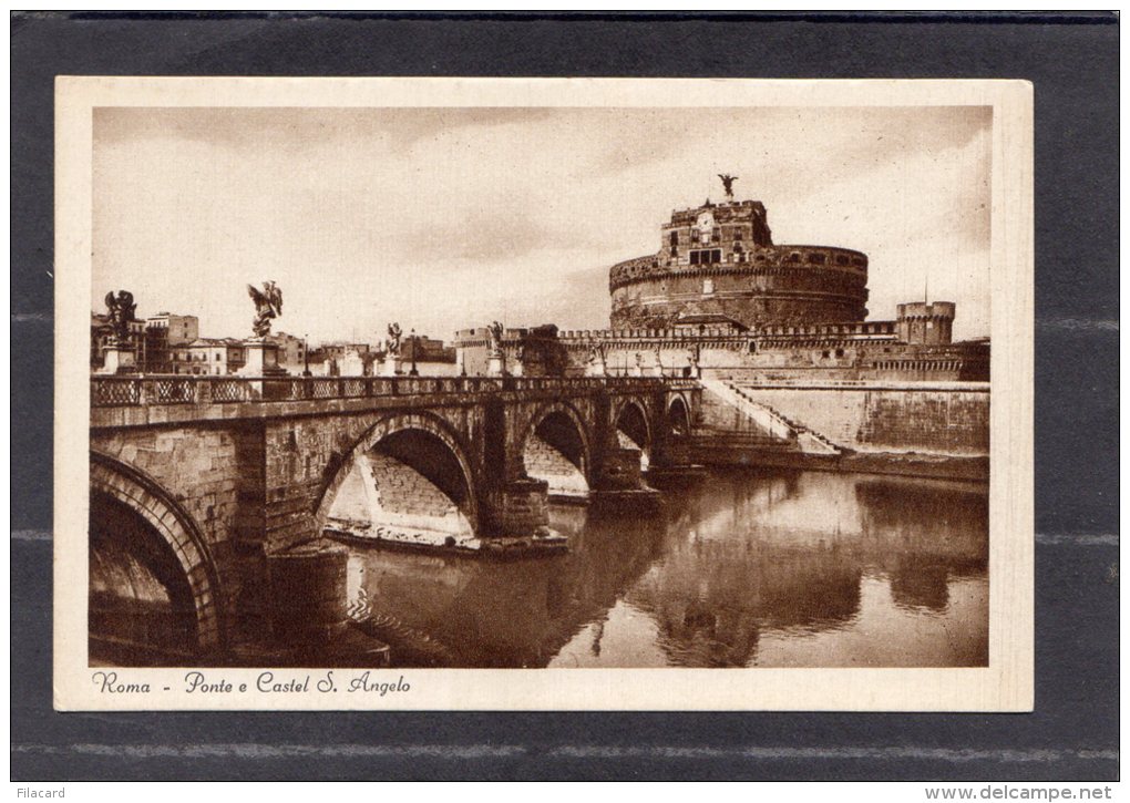 40379    Italia,    Roma  -   Ponte  E   Castel  S.  Angelo,  NV - Brücken