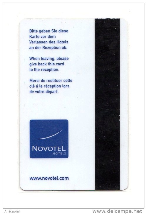 CLEF D´HOTEL HOTEL NOVOTEL - Clés D'hôtel