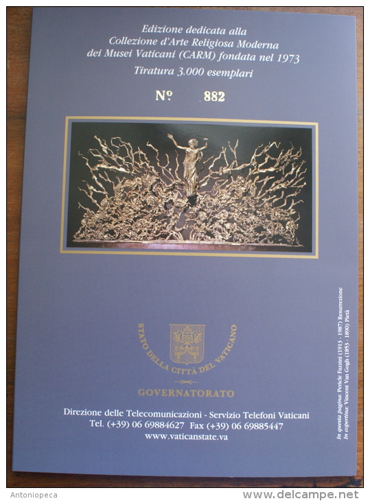 VATICANO 2013 - EMISSION 20 MAY 2013 4 CARDS NEW IN ELEGANT FOLDER - Vaticano