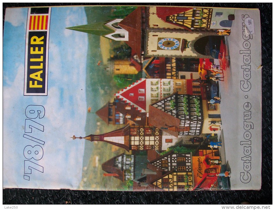 CATALOGO    FALLER   In FRANCESE/INGLESE/TEDESCO - Germany