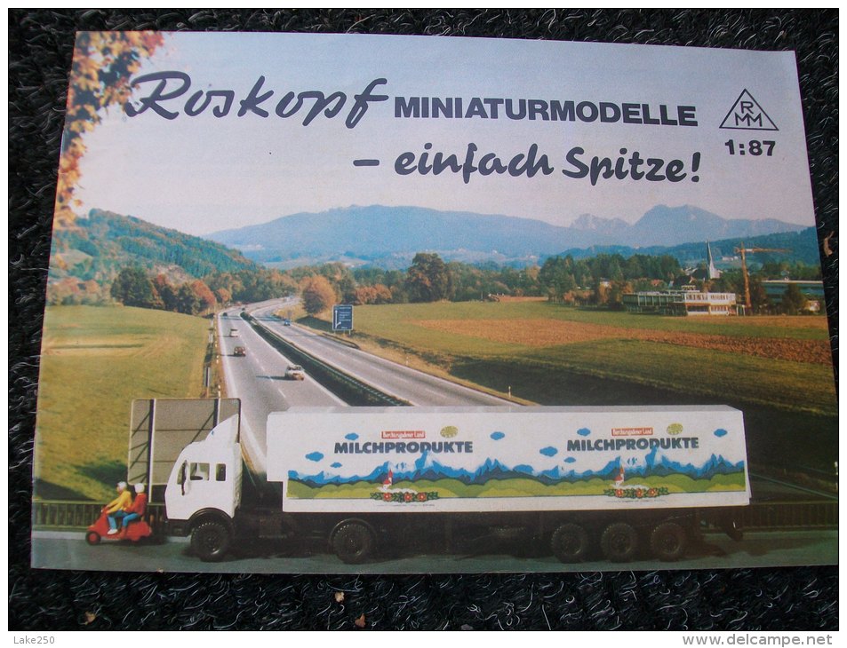 CATALOGO  ROSKOPF Modelli 1/87 - Duitsland