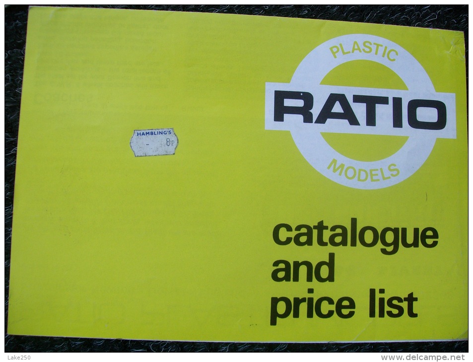 CATALOGO  RATIO MODELS - Groot-Britannië