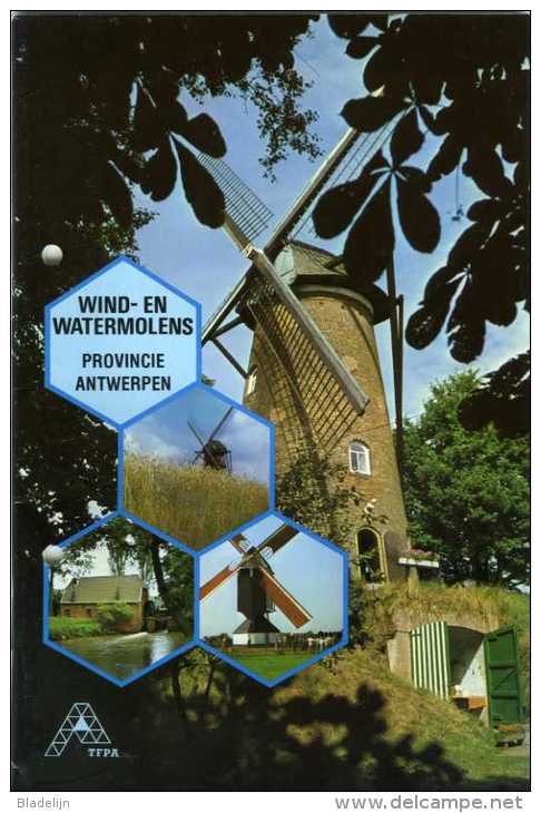 Thema: Molen / Antwerpen - Brochure: Provincie Antwerpen, Wind- En Watermolens (1984) - Zie Omschrijving - Geschiedenis