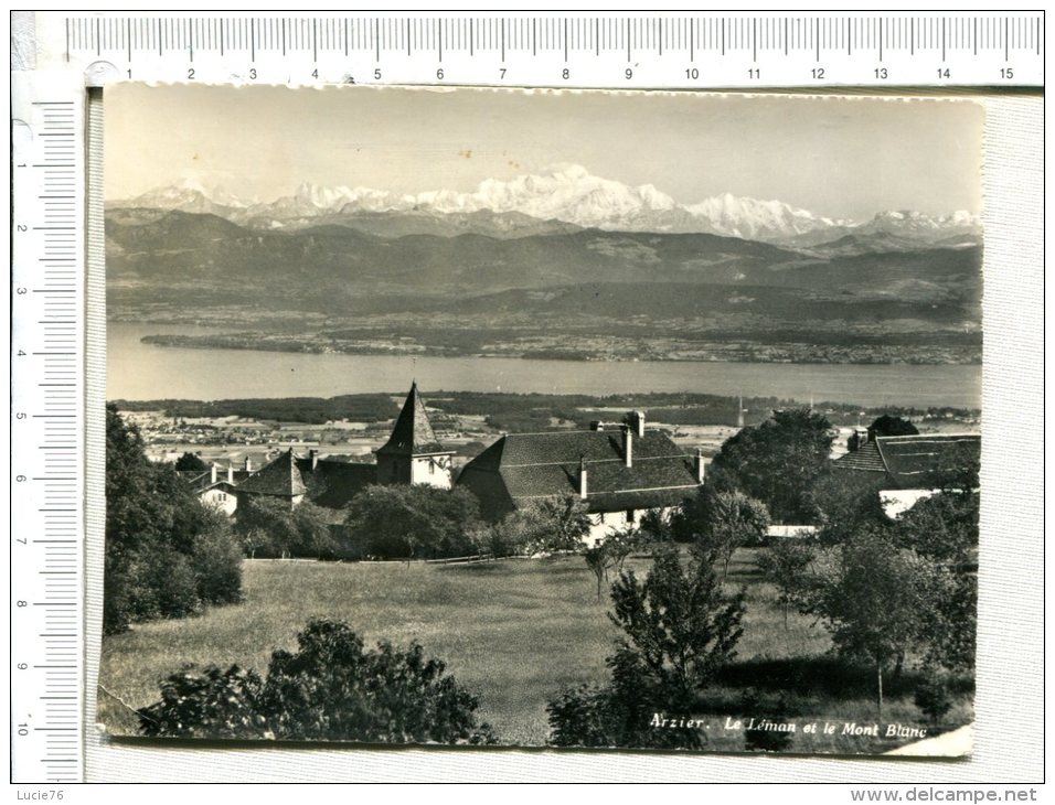 ARZIER  -   Le Léman Et Le Mont Blanc - Arzier-Le Muids