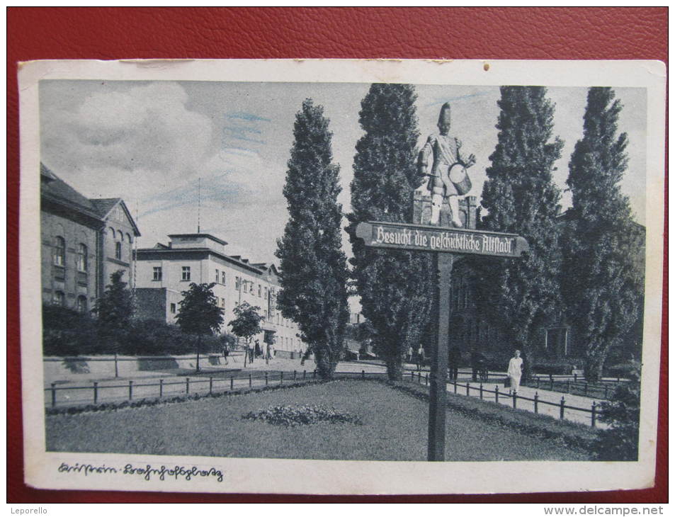 AK KÜSTRIN Kostrzyn Bahnhofsplatz 1943 // D*7926 - Neumark