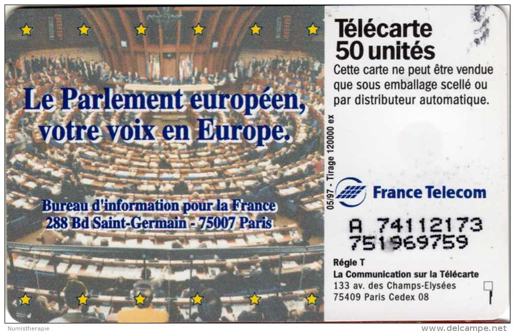 France : L'Euro, Votre Monnaie En Europe 05/97 Tirage 120000 - Postzegels & Munten