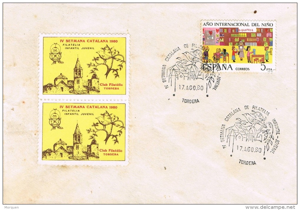 3583. Carta Exposicion TORDERA (Barcelona) 1980. Viñetas, Label - Cartas & Documentos