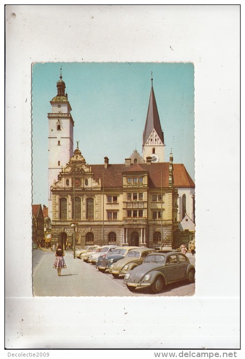 BT15468 Inglostadt Altes Rathaus Mit Pfeigturn Und Lautturm Der Moritzkirche Car Voiture Beetle Volskwagen    2 Scans - Ingolstadt