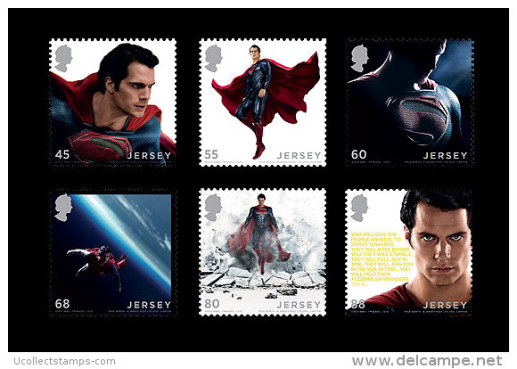 JERSEY   2013  SUPERMAN  MAN OF STEEL  SERIE   Postfris/mnh/neuf - Nuevos