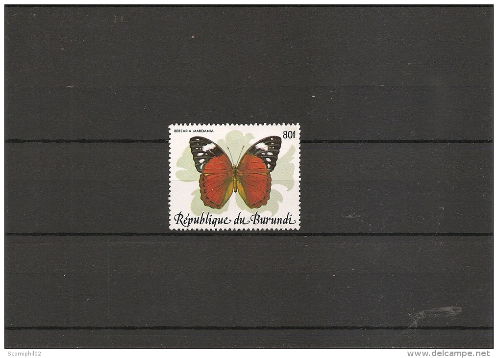 Burundi -Papillon ( 962D Oblitéré) - Oblitérés