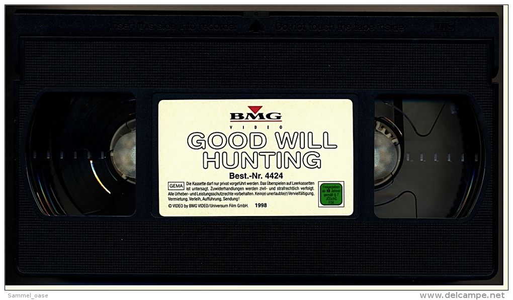 VHS Video  -  Good Will Hunting   -  Mit : Matt Damon, Cole Hauser, Ben Affleck, Casey Affleck  , Von 1998 - Dramma