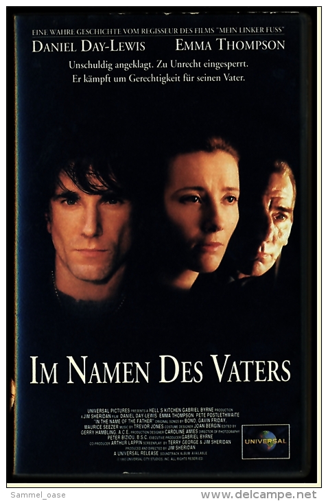 VHS Video  -  Im Namen Des Vaters  -  Unschuldig Angeklagt , Zu Unrecht Eingesperrt  , Von 1993 - Dramma