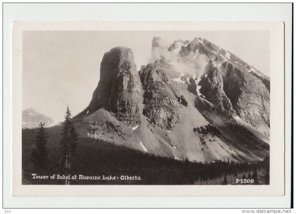 Tower Of Babel At Maraine Lake  Banff  Alberta  Canada 1951 PC - Banff