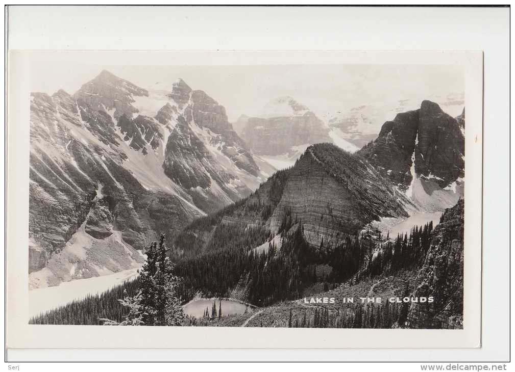 Lake In The Clouds Near Lake Louise Alberta Canada Old PC - Lac Louise