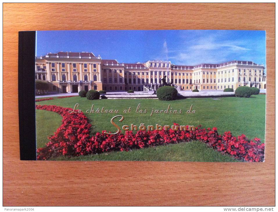 ONU UNO GENEVE GENF NATIONS UNIES CARNET DE PRESTIGE 1998 C372 CHATEAUX ET JARDINS DE SCHÖNBRUNN FDC OBLITERE 1ER JOUR - Other & Unclassified