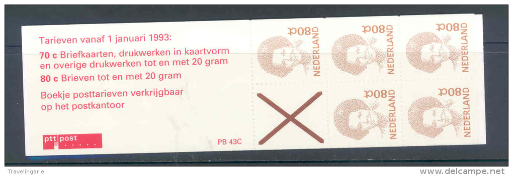 Nederland 1993 Queen Beatrix Stampbooklet MNH *** - Carnets Et Roulettes