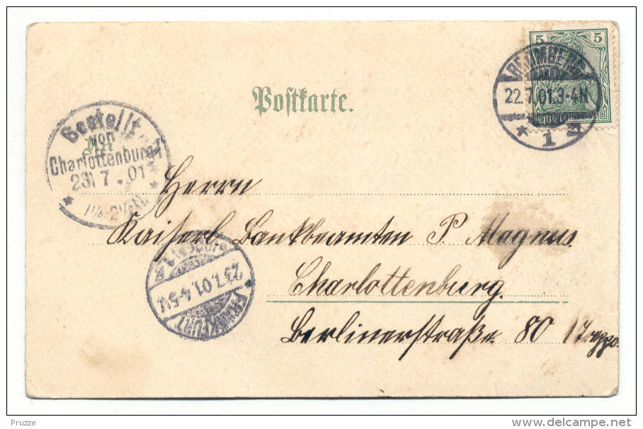 Bromberg 1901, Gruss Aus - Westpreussen