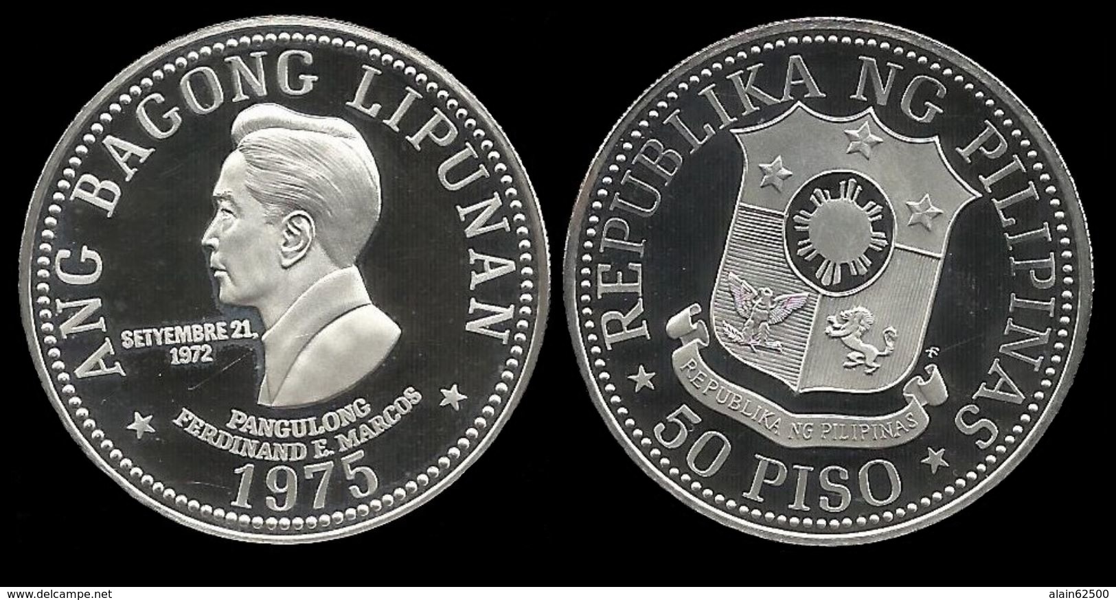 PHILIPPINES . FERDINAND MARCOS .  50 PISO . 1975 . - Philippines
