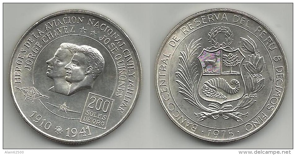 PEROU . CHAVEZ & GUINONES .  200 SOLS . 1975 . - Peru