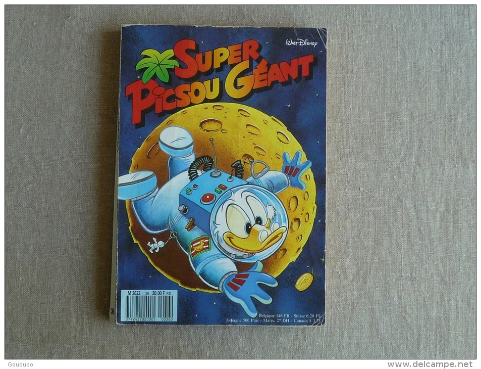 Super Picsou Géant. N°36. 1990 .Walt Disney. Voir Sommaire Et Photos. - Picsou Magazine