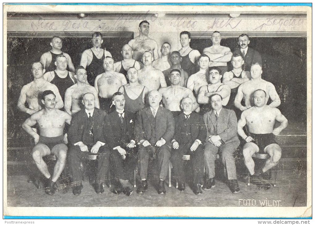 Czechoslovakia. Prague. International Competition Greco-Roman Wrestling. 1927. - Lutte