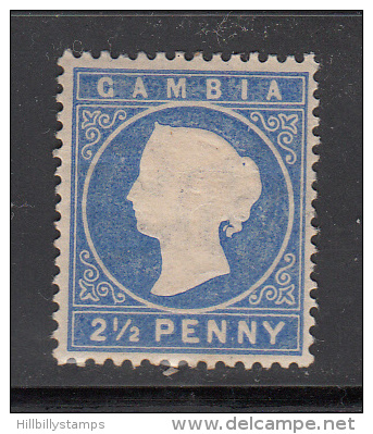 Gambia  Scott No 15   Unused  Hinged   Year  1886 - Gambie (1965-...)