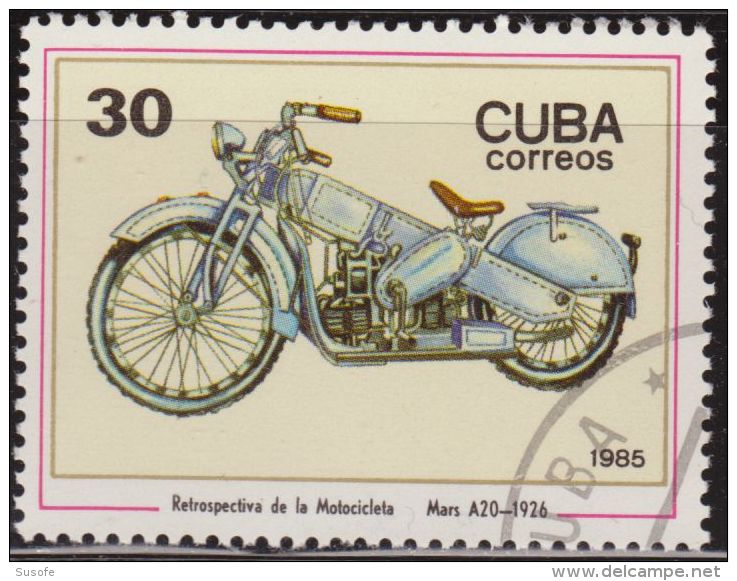 Cuba 1985 Scott 2803 Sello * Motocicletas Motorcycles Mars A20 1926 Michel 2957 Yvert 2638 Stamps Timbre Briefmarke Kuba - Neufs