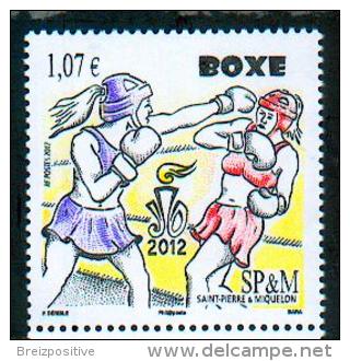 Saint Pierre & Miquelon 2012 - Boxe / Boxing - MNH - Rugby