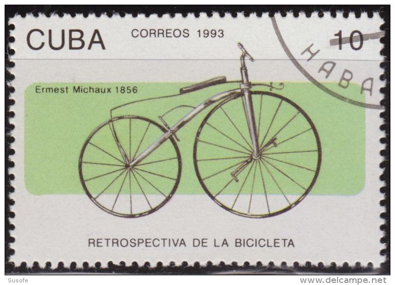 Cuba 1993 Scott 3495 Sello * Bicicleta Diseñada Por Ermest Michaux 1856 Michel 3672 Yvert 3297 Stamps Timbre Briefmarke - Ongebruikt