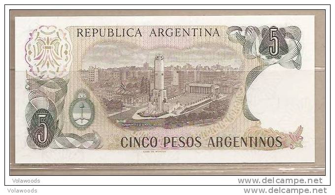 Argentina - Banconota Non Circolata Da 5 Pesos - Argentine