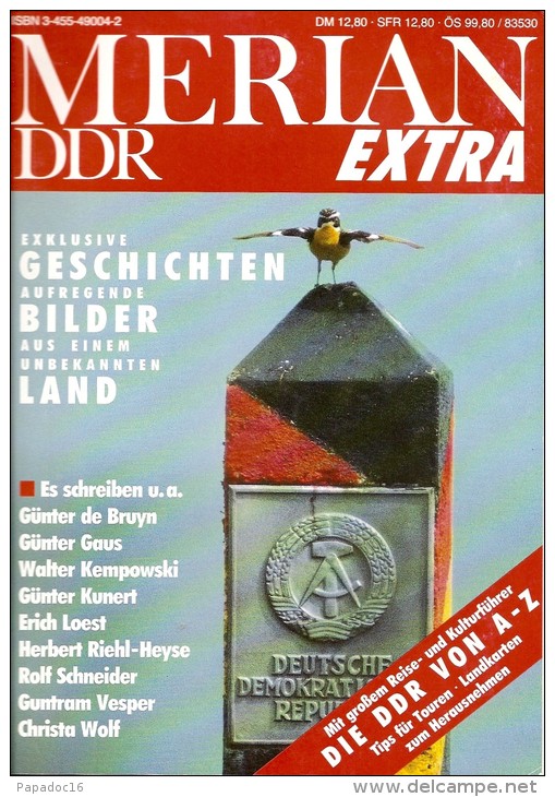 Merian-extra - DDR - Februar 1990 : Exklusive Geschichten, Aufregende Bilder... -  Inkl. Merian Karte DDR [RDA / GDR] - Politik & Zeitgeschichte