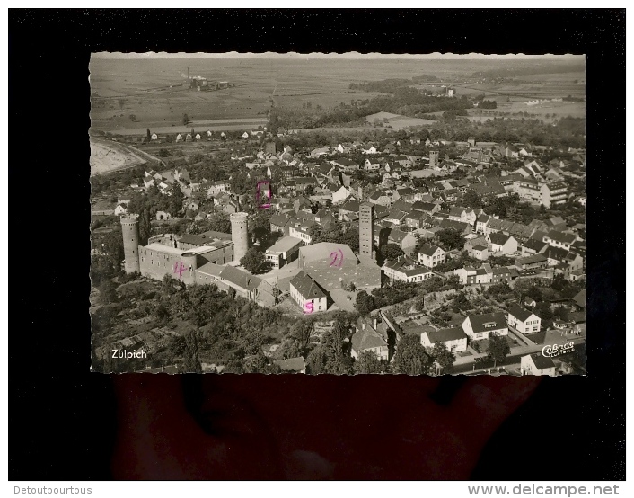 ZÜLPICH Zuelpich X4 Weiertor Burg & Luftbild Der Stadt - Zuelpich