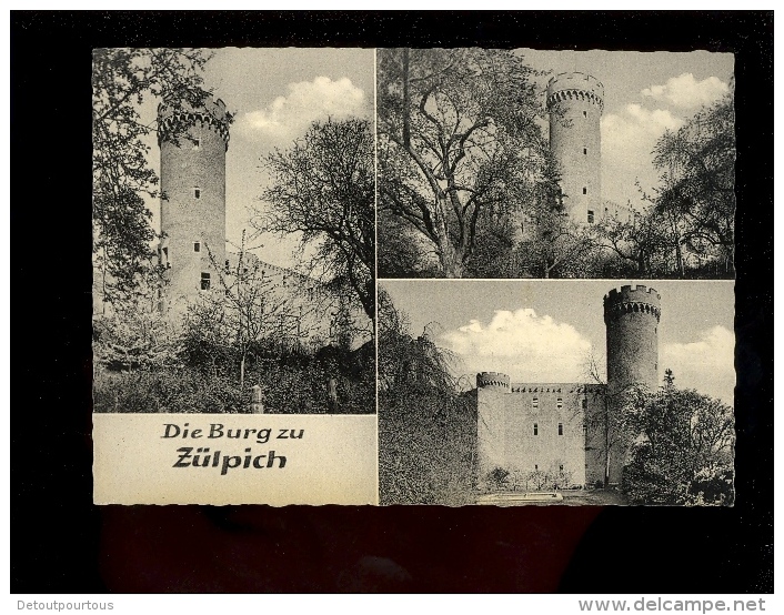 ZÜLPICH Zuelpich X4 Weiertor Burg & Luftbild Der Stadt - Zuelpich