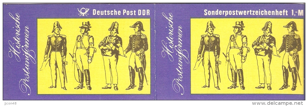 Germany (DDR) 1986  Michel SMHD 25 II A 2   (**) MNH - Booklets