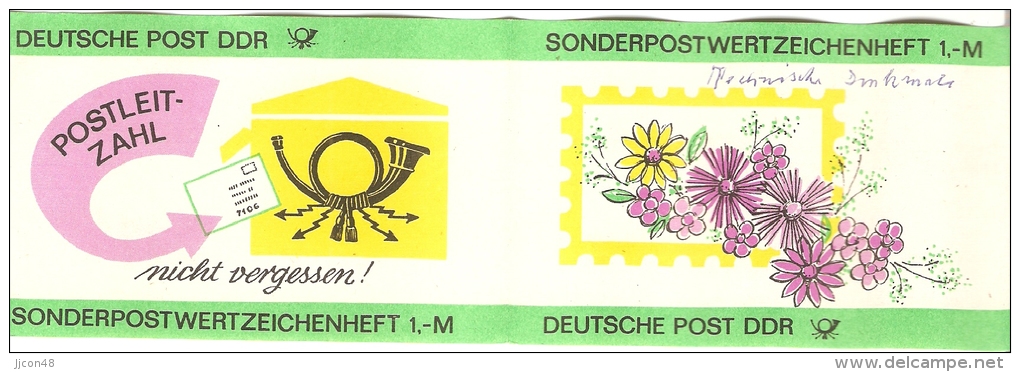 Germany (DDR) 1986  Michel SMHD 30 A 3   (**) MNH - Carnets