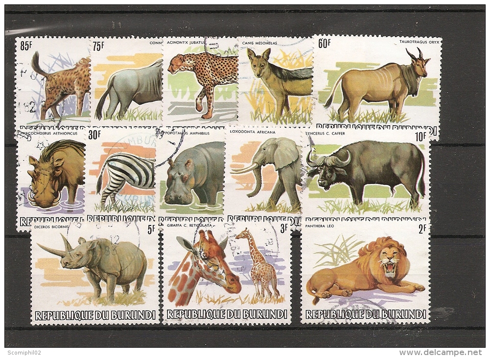 Burundi -Faune ( 879/91 Oblitérés -Série Complète) - Used Stamps